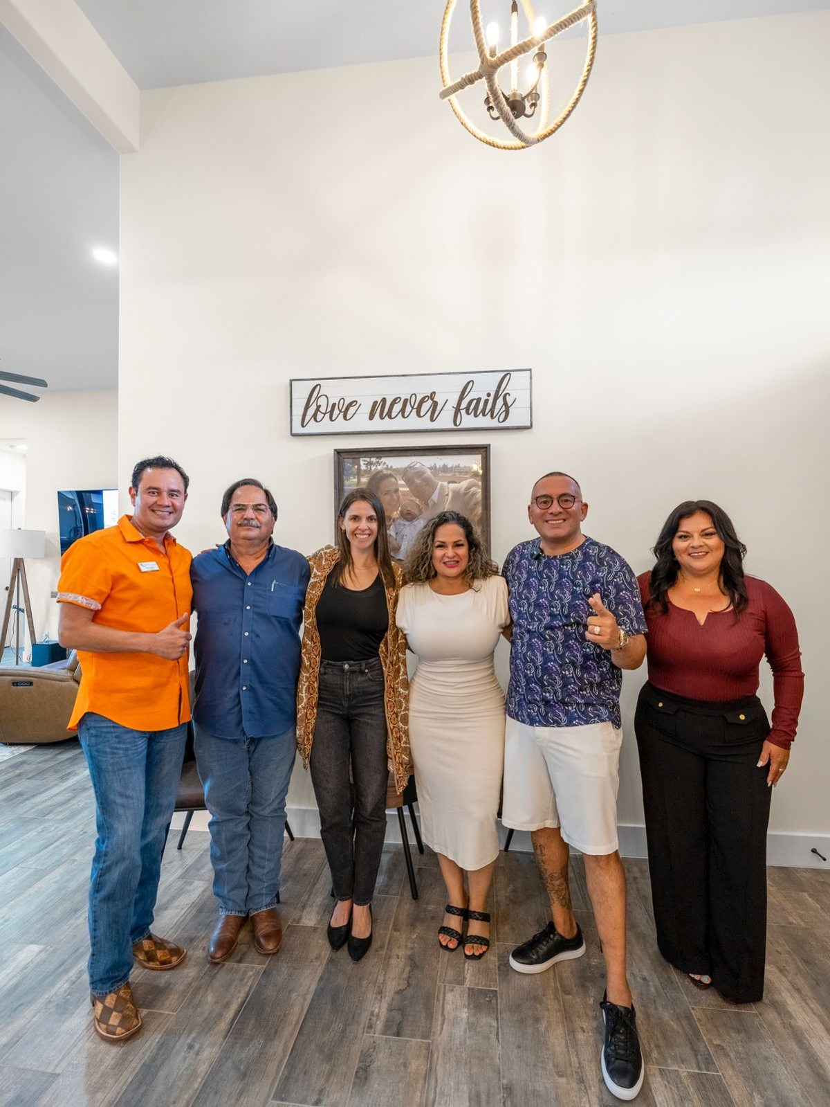 Oscar, Blanca, and Oscar Jr. Zarate, the family behind Zarate Homes & Designs.